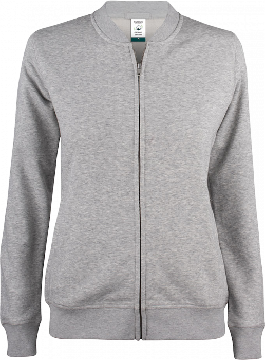 Clique - Økologisk Premium Cardigan Dame - Grey melange