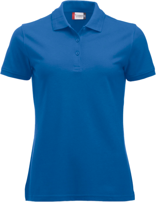 Clique - Manhatten Polo Tee Women - Azul regio