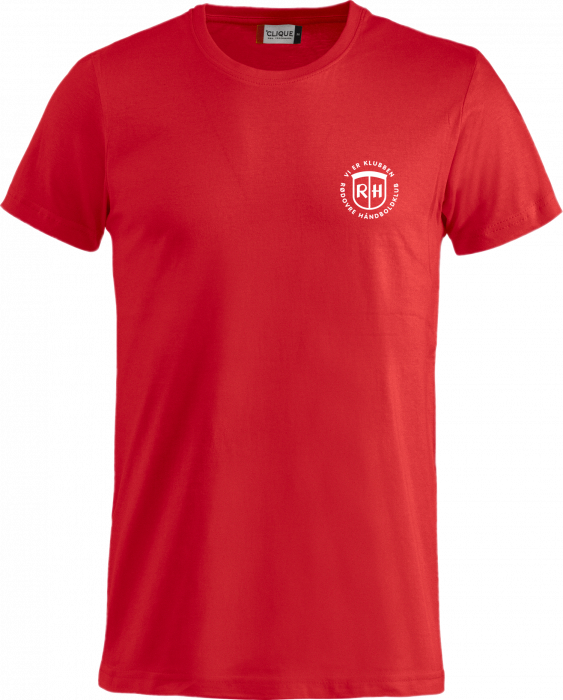 Clique - Rhk Basic Bomulds T-Shirt - Rød