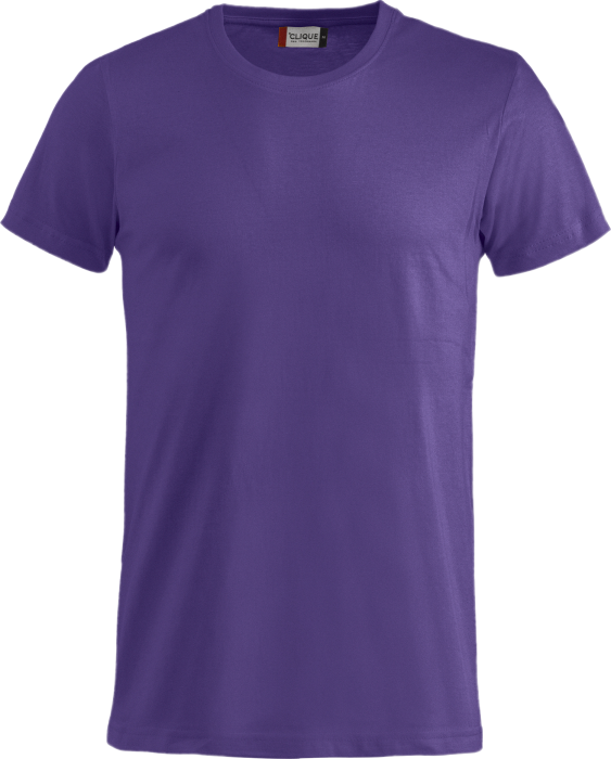 Clique - Basic Bomulds T-Shirt - Lilla