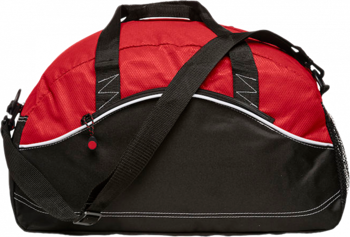 Clique - Basic Sports Bag - Czerwony & czarny