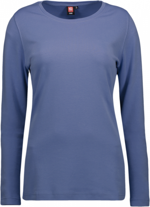 ID - Ladies' Interlock T-Shirt Long-Sleeved - Indigo