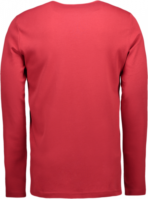 ID - Mens' Interlock T-Shirt Long-Sleeved - Rood