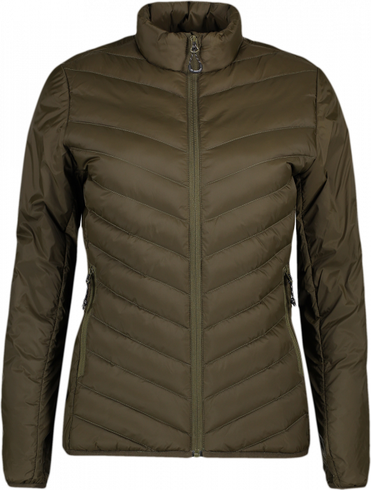 ID - Padded Stretch Jacket Woman - Olive