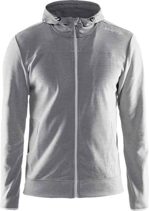 Craft - Leisure Full Zip Hood Men - Grau meliert