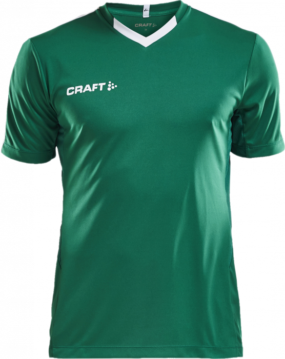 Craft - Progress Contrast Jersey - Verde & blanco