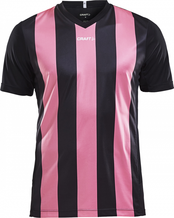 Craft - Progress Jersey Stripe Men - Noir & cerise