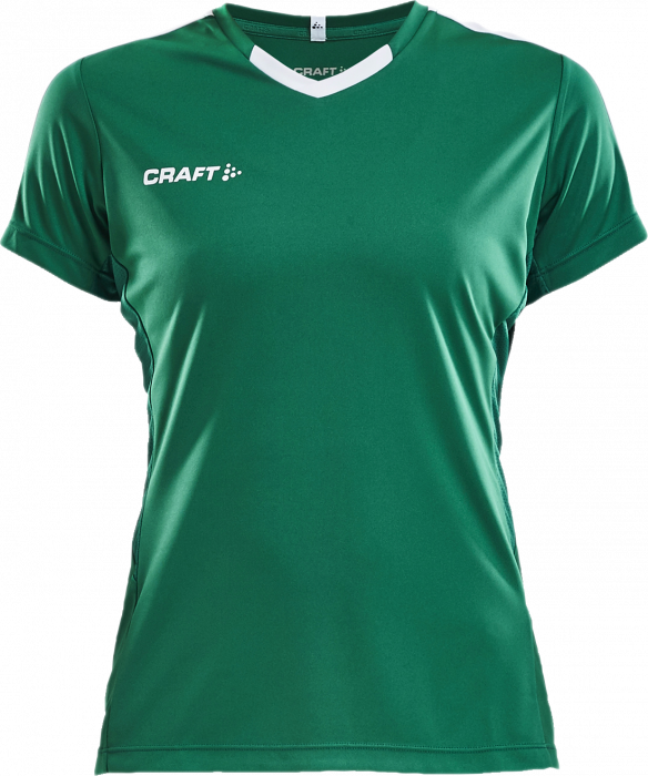 Craft - Progress Contrast Jersey Women - Verde & branco