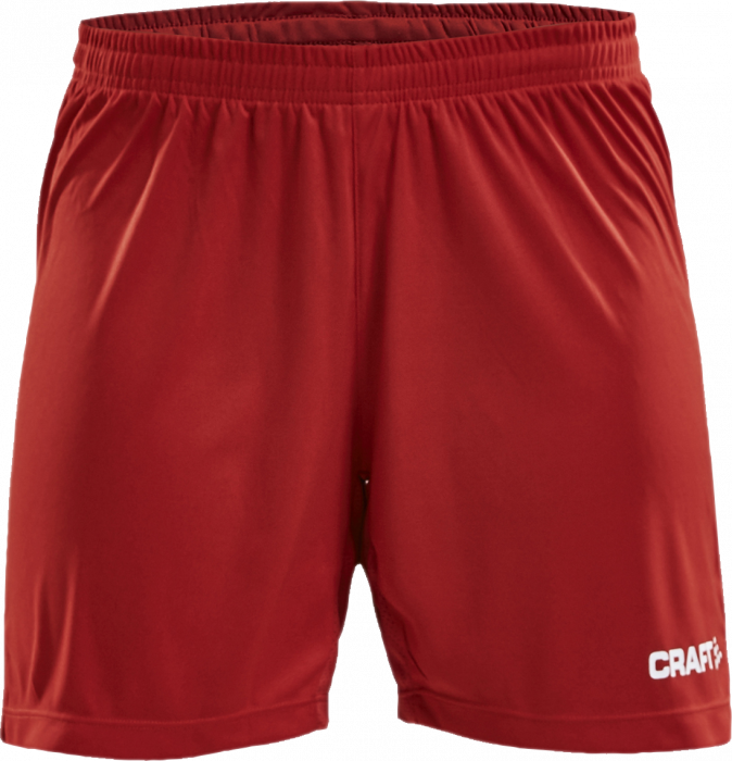 Craft - Progress Contrast Shorts Women - Rojo & blanco