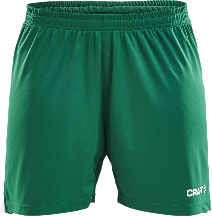 Craft - Progress Contrast Shorts Women - Verde & blanco