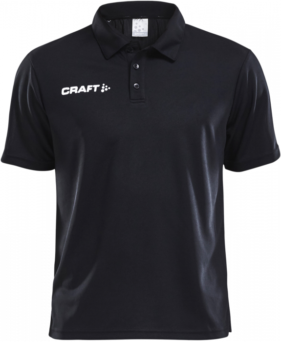 Craft - Progress Polo Pique Youth - Noir & blanc