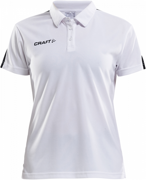 Craft - Progress Polo Pique Women - Branco & preto