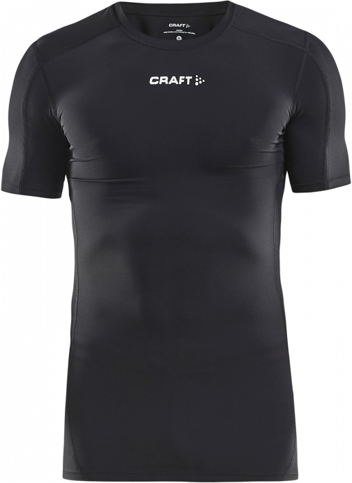 Craft - Pro Control Compression T-Shirt Youth - Negro & blanco
