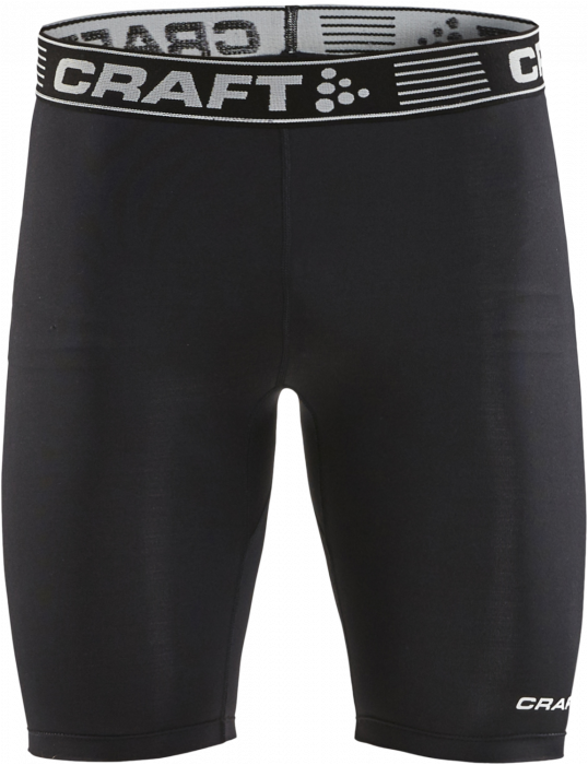 Craft - Pro Control Compression Short Tights Youth - Noir & blanc