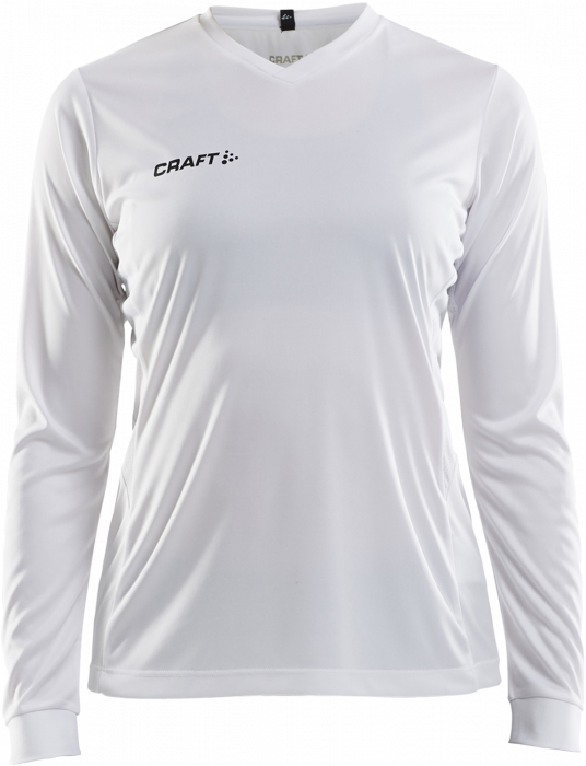 Craft - Squad Go Jersey Solid Ls Woman - Branco