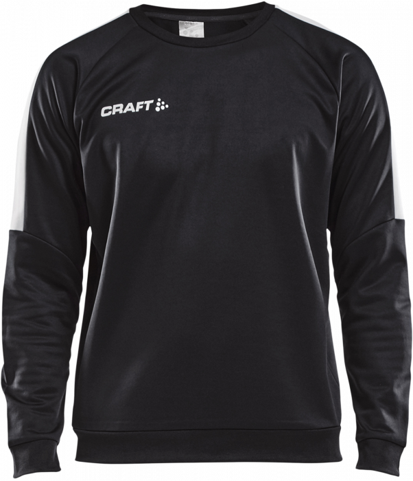 Craft - Progress R-Neck Sweather Youth - Zwart & wit