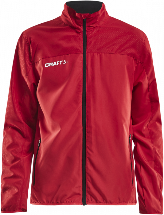 Craft - Rush Wind Jacket Youth (Windbreaker) - Rot & weiß