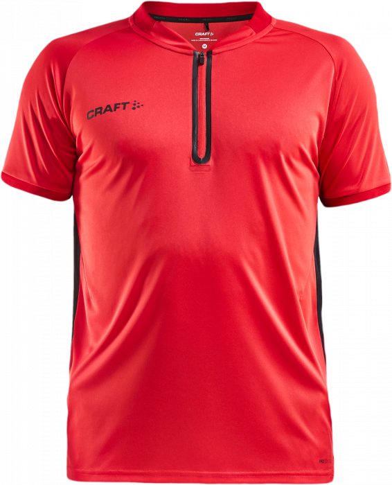 Craft - Pro Control Impact Polo Men - Bright Red & czarny