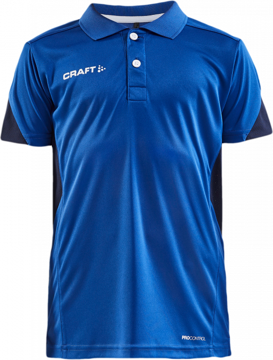 Craft - Pro Control Impact Polo Junior - Cobalt & bleu marine