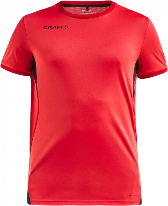 Craft - Pro Control Impact Tee Men - Bright Red & preto