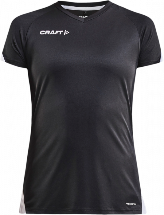 Craft - Pro Control Impact Tee Women - Black & white