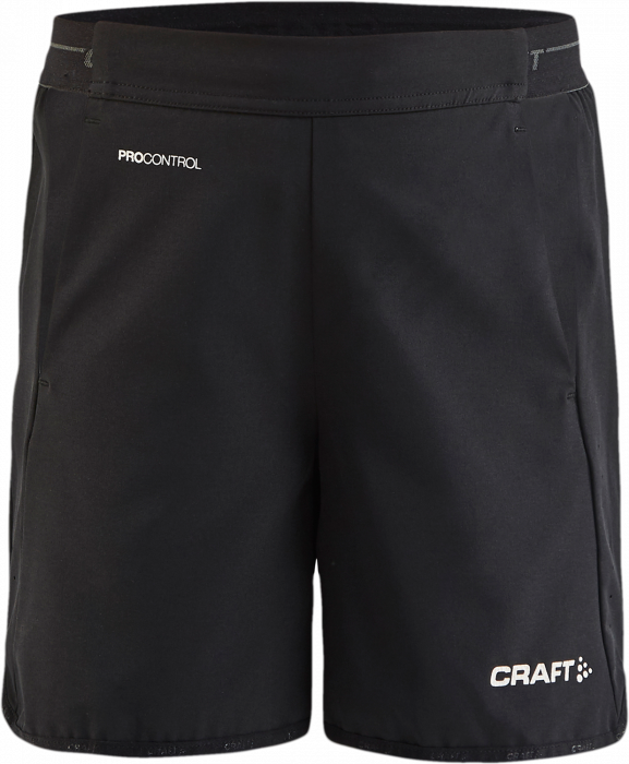 Craft - Pro Control Impact Shorts Junior - Negro & blanco