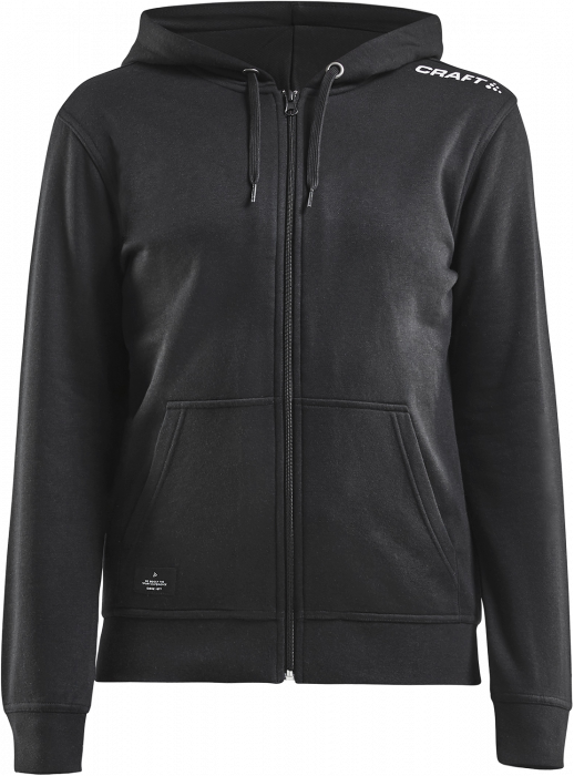 Craft - Community Full Zip Hoodie Women - Czarny