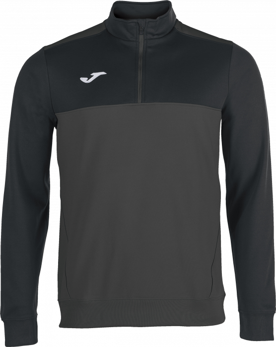 Joma - Winner Sweatshirt - Anthracite Grey & negro