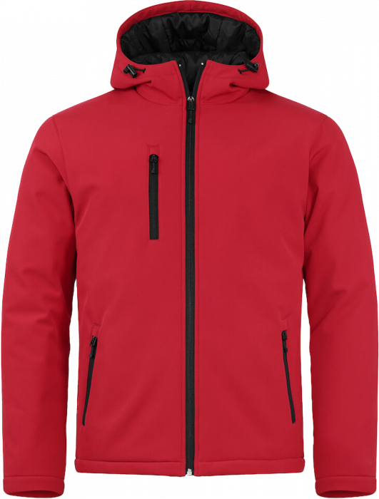 Clique - Padded Softshell Jacket - Red