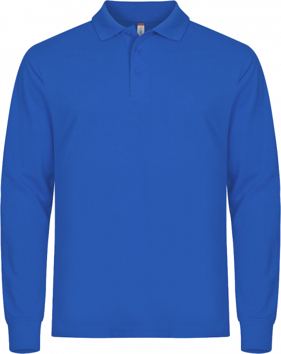 Clique - Manhattan Polo Longsleeve - Bleu roi