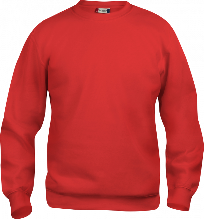 Clique - Cotton Sweatshirt - Czerwony