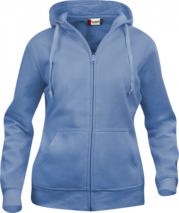 Clique - Full Zip Hoody Women - Azul claro