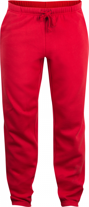 Clique - Basic Sweat Pants Jr. In Cotton - Rojo
