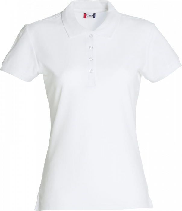 Clique - Basic Polo Ladies - Wit