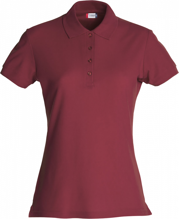 Clique - Basic Polo Ladies - Bordeaux