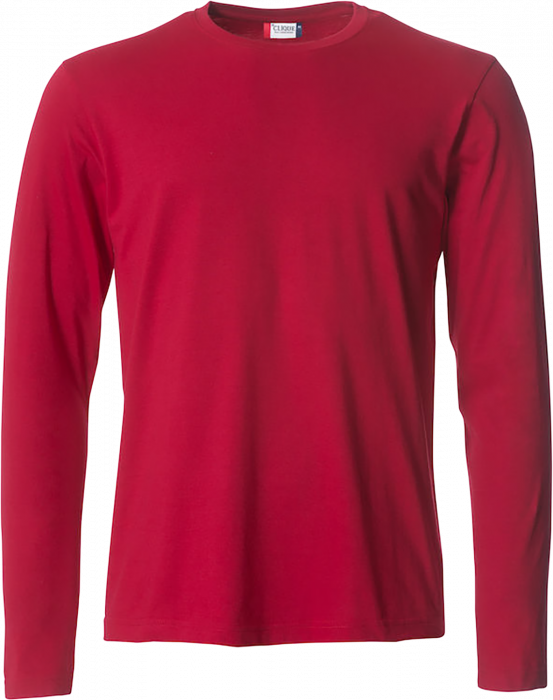 Clique - Longsleeve T-Shirt - Rood