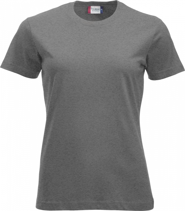 Clique - Classic Cotton Tee Women - Grey melange