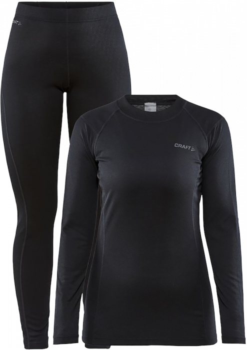 Craft - Core Warm Baselayer Set Women - Czarny