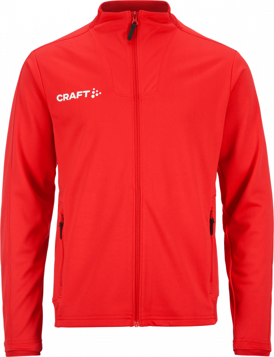 Craft - Evolve 2.0 Træningstrøje Med Lynlås Børn - Bright Red