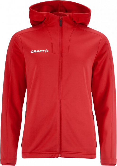 Craft - Evolve 2.0 Brushed Hood Jacket Women - Red