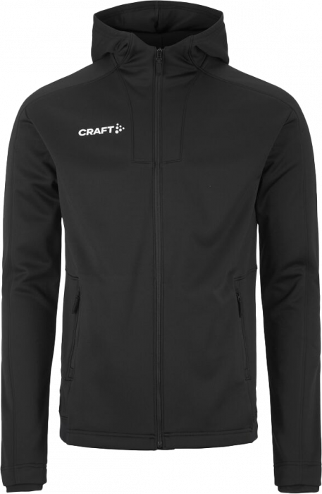 Craft - Evolve 2.0 Brushed Hood Jacket - Zwart