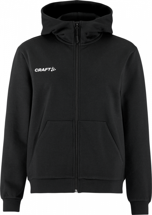 Craft - Community 2.0 Logo Fz Hoodie Women - Czarny