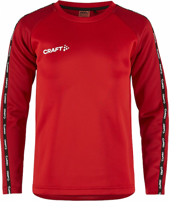 Craft - Squad 2.0 Crewneck Jr - Bright Red & express