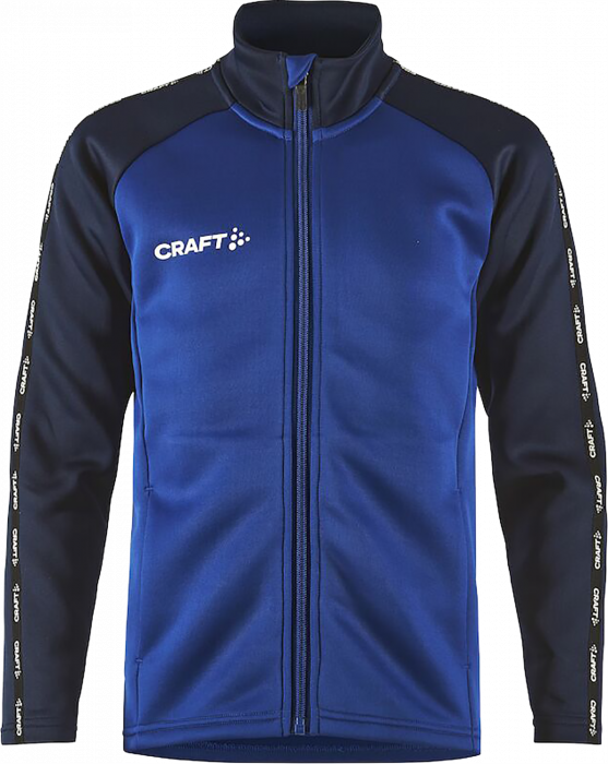 Craft - Squad 2.0 Full Zip Jr - Club Cobolt & azul-marinho