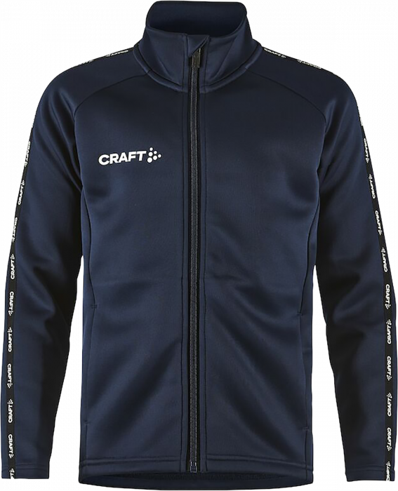 Craft - Squad 2.0 Full Zip Jr - Marinblå