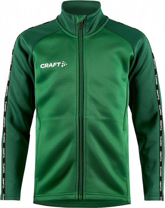 Craft - Squad 2.0 Full Zip Jr - Team Green & ivy