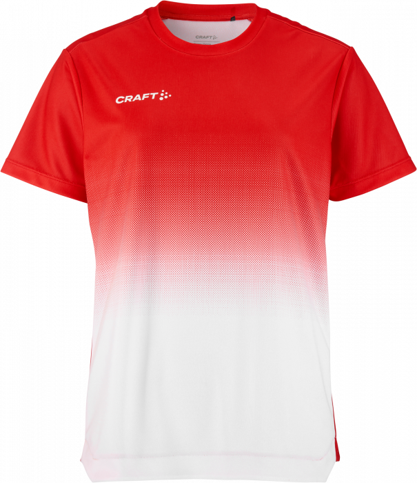Craft - Evolve 2.0 Structured Graphic Jersey Women - Vermelho & branco