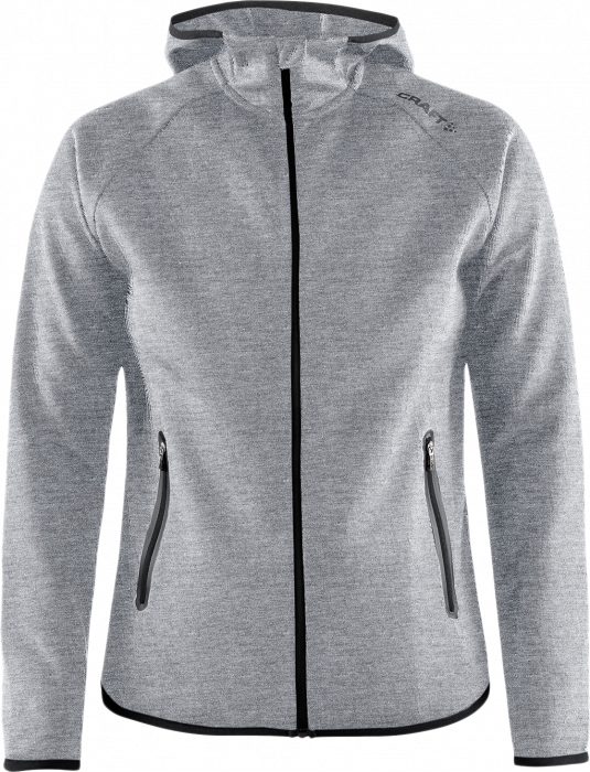 Craft - Emotion Full Zip Hoodie Women - Melange grey
