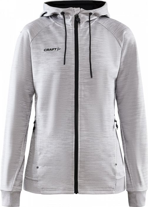 Craft - Adv Unify Zip Hoodie Women - Szary melanżowy