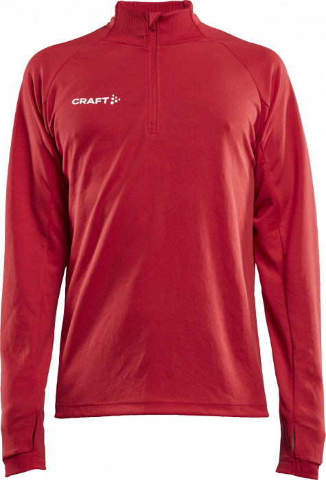 Craft - Evolve Shirt With Half Zip - Red